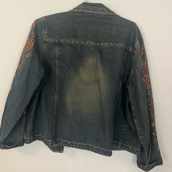 Vintage Gordon James embroidered jean jacket - Picture 3 of 3